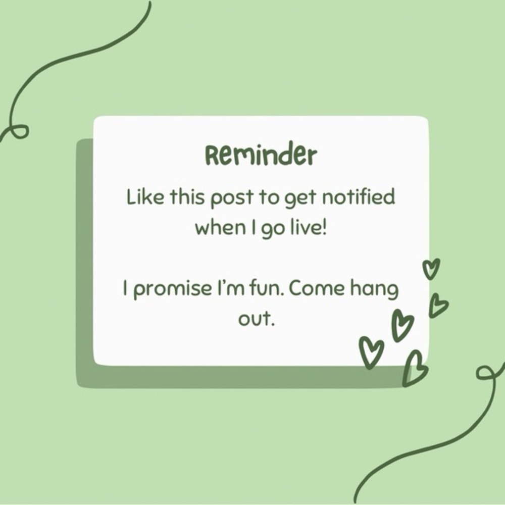 LIVE SHOW NOTIFICATION 🛍️ 💎♥️